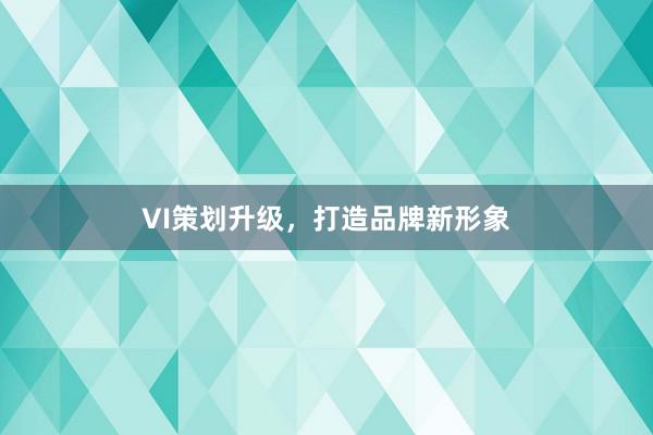VI策划升级，打造品牌新形象